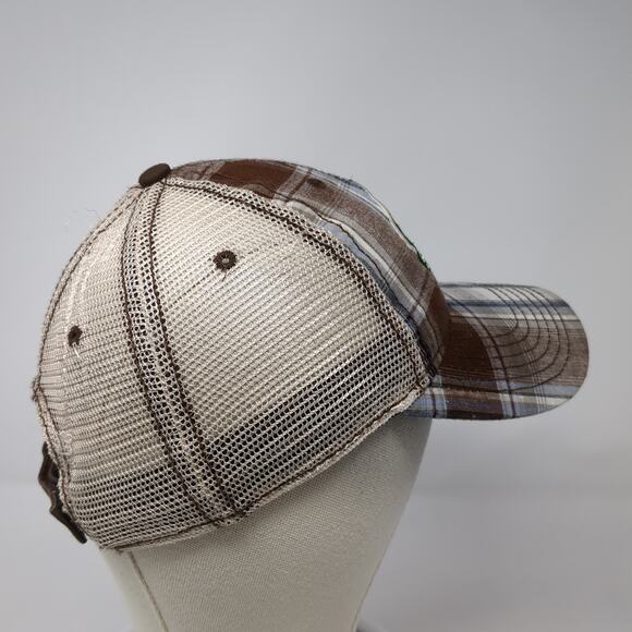 Summit Brewing Co. Beer Is My Life Strapback Trucker Hat Multi One Size Plaid - Picture 5 of 9